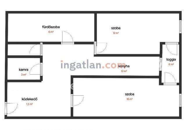 Kiadó téglalakás, albérlet, Szolnokon 100 E Ft / hó, 2 szobás