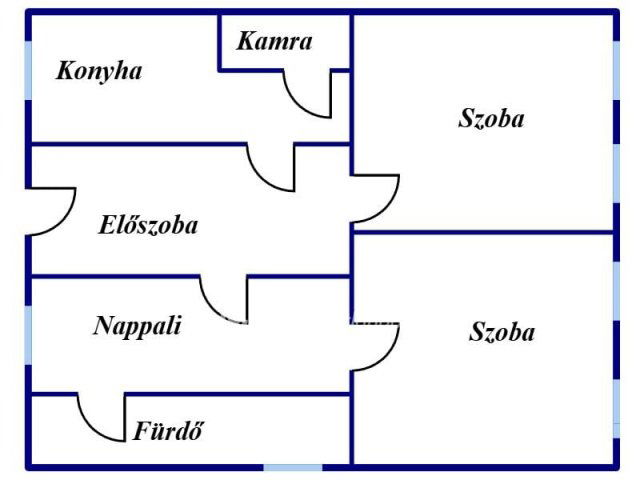 Eladó ikerház, Miskolcon 13 M Ft, 2+1 szobás