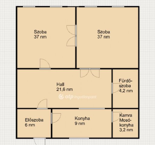 Eladó téglalakás, Budapesten, V. kerületben 164.9 M Ft, 2 szobás