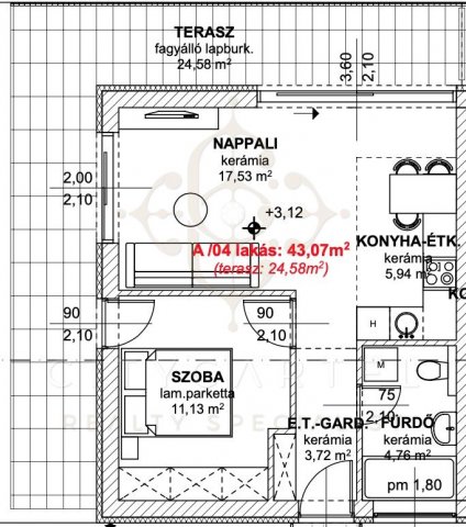 Eladó téglalakás, Balatonlelleén 63.5 M Ft, 2 szobás