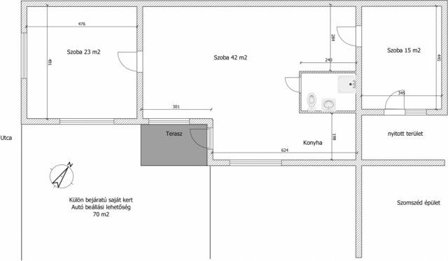 Eladó ikerház, Budapesten, XIX. kerületben 85 M Ft, 3 szobás