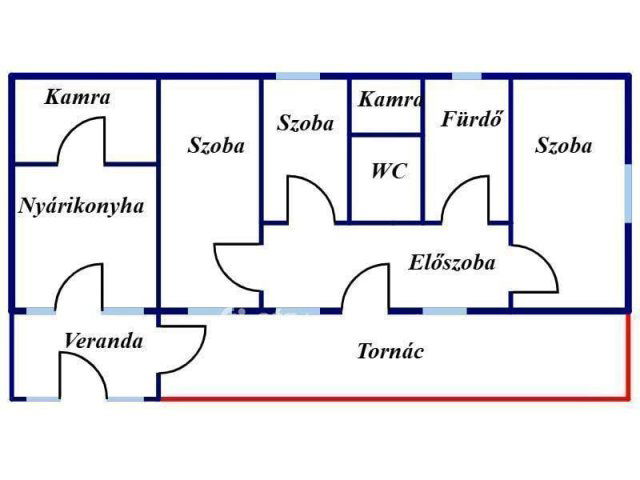 Eladó családi ház, Nyírbogdányon 24 M Ft, 2+1 szobás