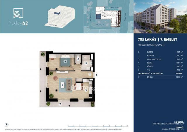 Eladó téglalakás, Budapesten, IX. kerületben 154 M Ft, 2 szobás