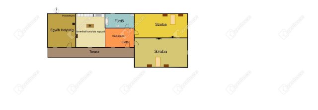Eladó családi ház, Zalamerenyén 18.5 M Ft, 2 szobás