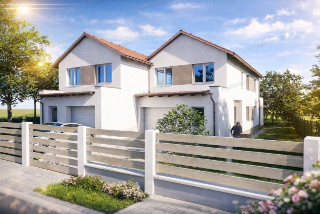 Eladó ikerház, Veresegyházon 125 M Ft, 5 szobás