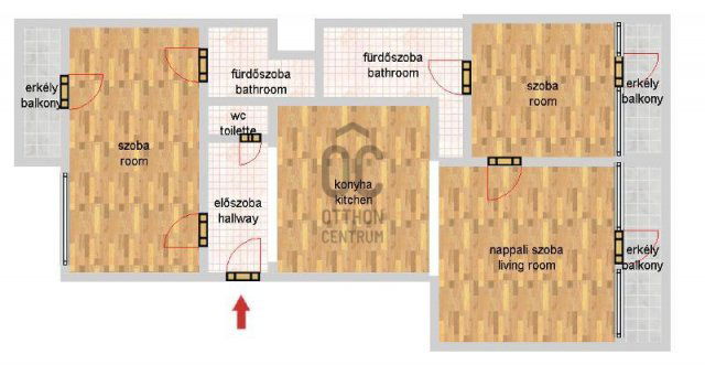 Eladó téglalakás, Budapesten, V. kerületben 190 M Ft, 3 szobás
