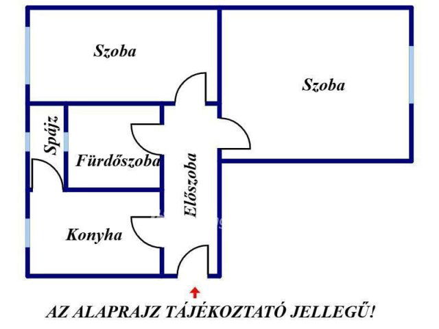 Eladó téglalakás, Berentén 18 M Ft, 2 szobás