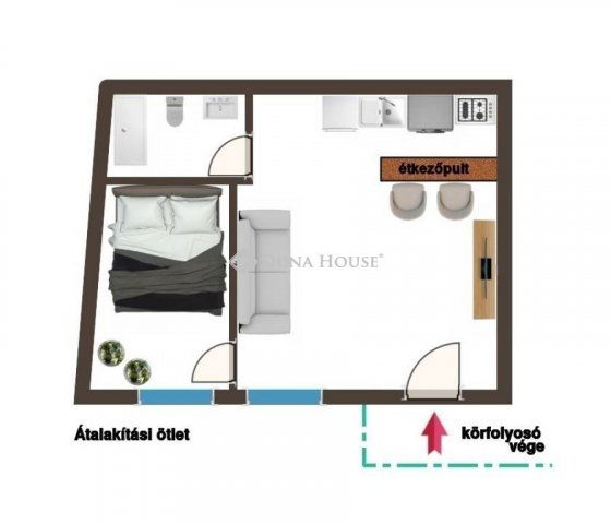 Eladó téglalakás, Budapesten, VII. kerületben 41.5 M Ft