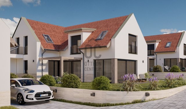 Eladó ikerház, Nagykovácsiban 255 M Ft, 6 szobás