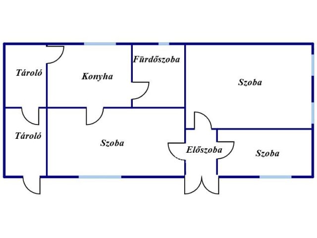 Eladó családi ház, Dávodon 4 M Ft, 2+1 szobás