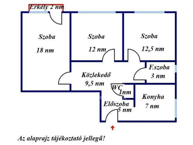 Eladó panellakás, Gyulán 39.5 M Ft, 3 szobás