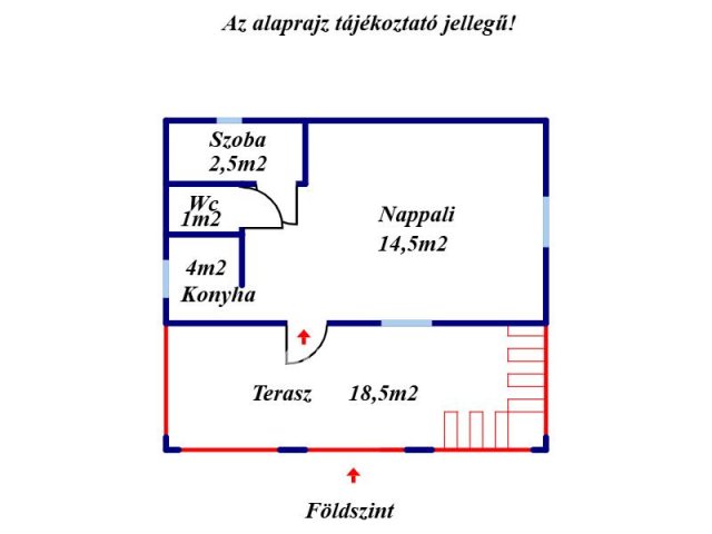 Eladó nyaraló, Mezőberényben 27.5 M Ft, 1+2 szobás