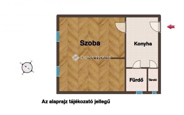 Eladó téglalakás, Budapesten, XX. kerületben 41 M Ft, 1 szobás