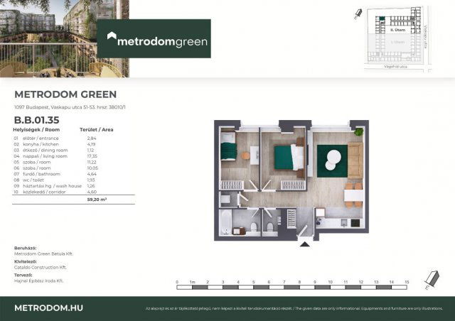 Eladó téglalakás, Budapesten, IX. kerületben, Vaskapu utcában