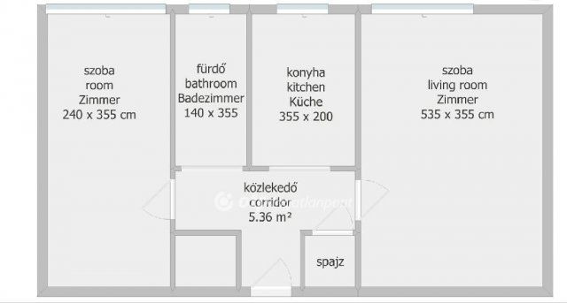 Eladó panellakás, Salgótarjánban 14.8 M Ft, 2 szobás
