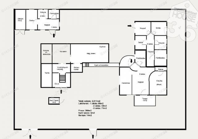 Eladó családi ház, Kecskeméten 199 M Ft, 7 szobás