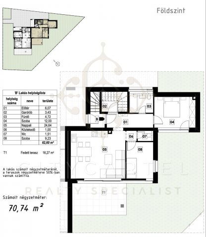 Eladó téglalakás, Fonyódon 92 M Ft, 3 szobás