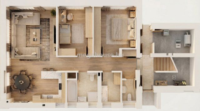 Eladó téglalakás, Budapesten, XI. kerületben 200 M Ft, 3 szobás