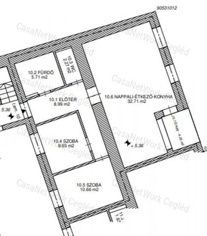 Eladó téglalakás, Szolnokon 79.35 M Ft, 3 szobás