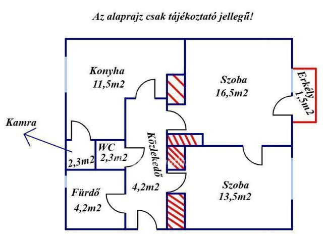 Eladó téglalakás, Gyulán 40.5 M Ft, 2 szobás