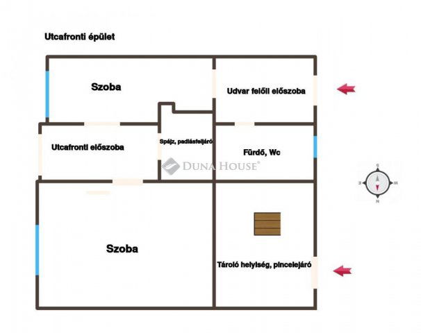 Eladó családi ház, Pécsett, Hamvas utcában 44 M Ft, 4 szobás
