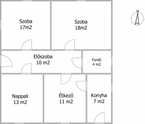 Eladó családi ház, Csikóstőttősön 17.9 M Ft, 3 szobás