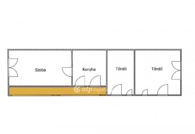 Eladó családi ház, Novajon 10.7 M Ft, 1+1 szobás