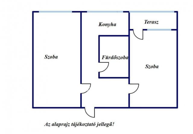 Eladó téglalakás, Szegeden 41.5 M Ft, 2 szobás