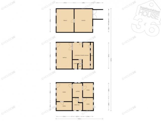 Eladó ikerház, Kecskeméten 111.5 M Ft, 5 szobás