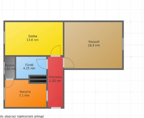 Eladó téglalakás, Salgótarjánban 10.99 M Ft, 2 szobás