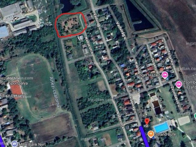 Eladó telek, Tiszaföldváron 4.9 M Ft / költözzbe.hu