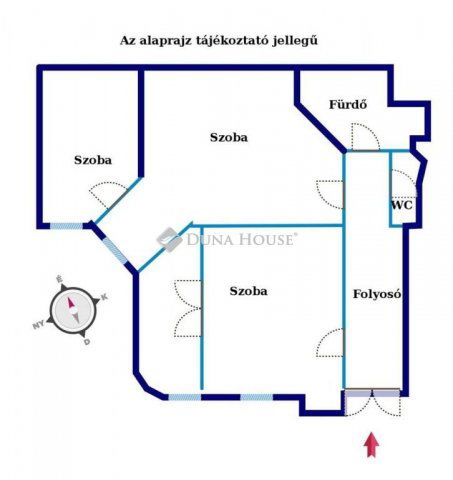 Kiadó iroda, Budapesten, V. kerületben 600 E Ft / hó, 3 szobás