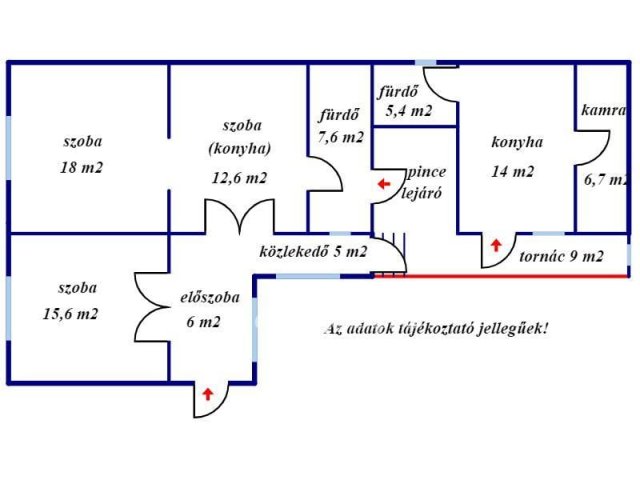 Eladó családi ház, Halmajugrán 17.5 M Ft, 3 szobás