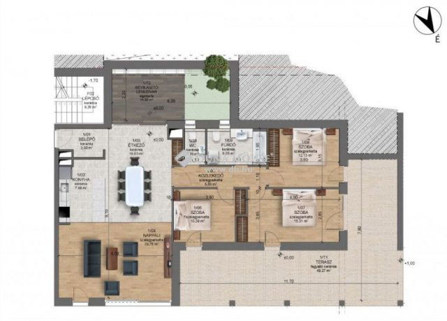 Eladó téglalakás, Budapesten, XII. kerületben 383.914 M Ft