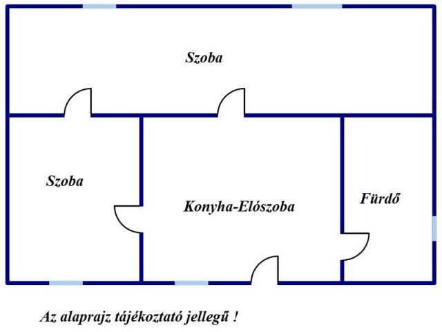 Eladó családi ház, Erdőtelken 6.5 M Ft, 2 szobás