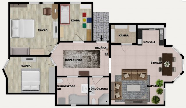 Eladó családi ház, Székesfehérvárott, Lomnici utcában 90 M Ft
