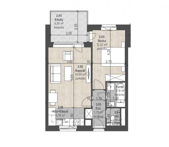 Eladó téglalakás, Budapesten, XIII. kerületben 86.888 M Ft