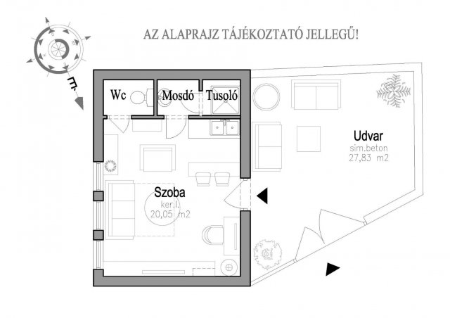 Eladó családi ház, Hódmezővásárhelyen 29.9 M Ft, 1 szobás