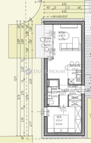 Eladó téglalakás, Debrecenben 67.99 M Ft, 2 szobás