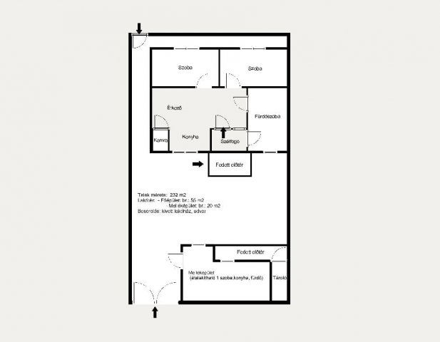 Eladó családi ház, Kecskeméten 45 M Ft, 3 szobás
