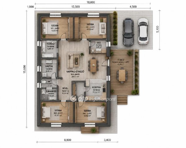 Eladó családi ház, Versegen 79.9 M Ft, 5 szobás