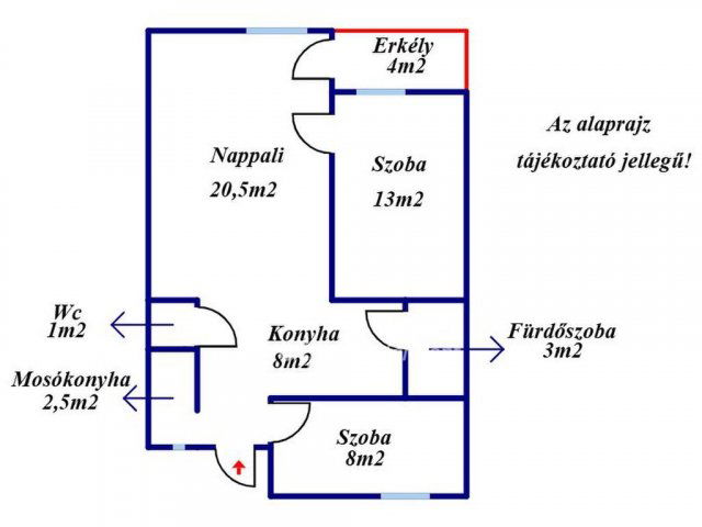 Eladó téglalakás, Békésen 29.9 M Ft, 2+1 szobás