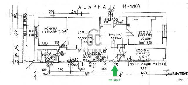 Eladó családi ház, Budapesten, XVI. kerületben 72 M Ft, 3 szobás