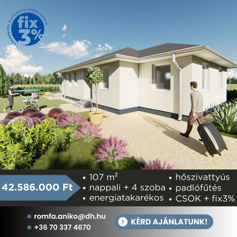 Eladó családi ház, Kecskeméten 42.586 M Ft, 4 szobás