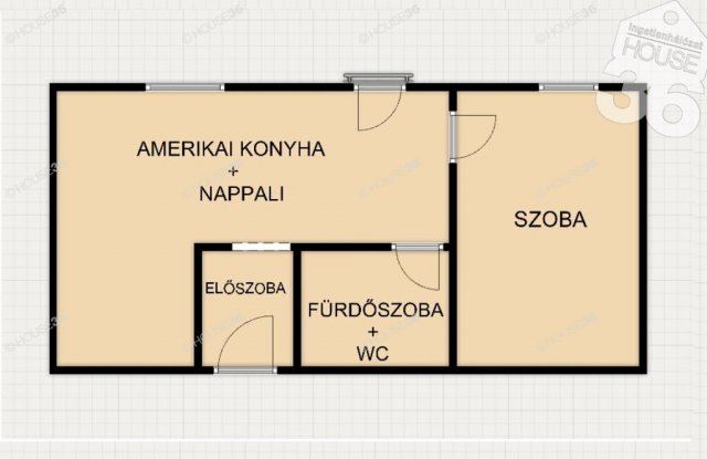 Eladó téglalakás, Kecskeméten 49.9 M Ft, 2 szobás