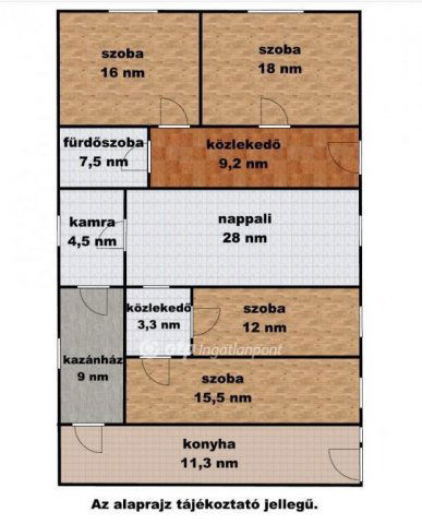 Eladó családi ház, Kőteleken 20.9 M Ft, 4 szobás