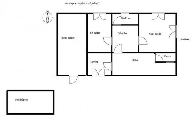 Eladó családi ház, Hajdúböszörményen 35 M Ft, 1+1 szobás