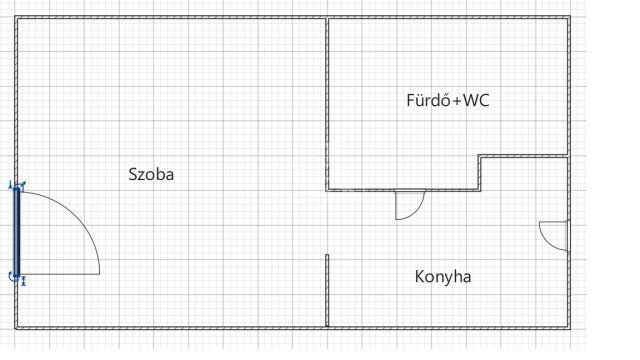 Eladó panellakás, Baján 17.9 M Ft, 1 szobás