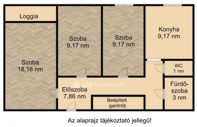 Eladó panellakás, Debrecenben 63.9 M Ft, 1+2 szobás