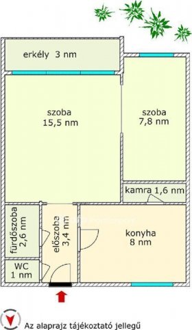 Eladó téglalakás, Budapesten, XXI. kerületben 48.9 M Ft